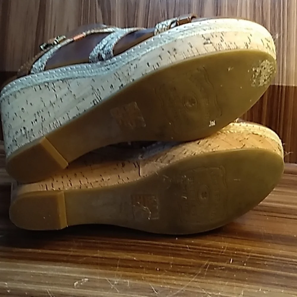 Lucky Brand wedges 8 cork bottom